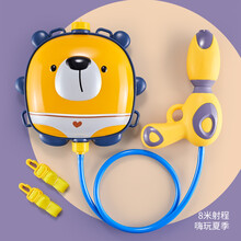 儿童水枪戏水玩具3岁 背包水枪滋水枪 手动呲水枪肩背 洗澡沙滩户外喷水 男孩玩具礼物 【中号5岁以下】小笨熊背包水枪