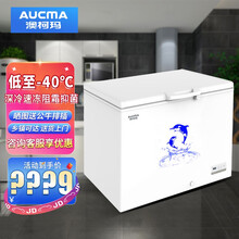澳柯玛（AUCMA） 冰柜商用速冻大容量卧式冷柜冷藏冷冻转换雪柜急冻低温海鲜柜超市冰箱雪糕柜家用冰柜 BC/BD-325ND（-40℃）
