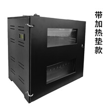 豆乐奇爬虫保温箱小爬宠饲养盒PVC角蛙乌龟蝎子蜘蛛守宫加热繁殖宠物柜 黑色大盒款(带门带加热垫)