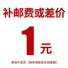 补邮费差价1元 邮费专用凑单专用 补运费差价一元钱不退不换 拍前请咨询在线客服 单拍不发货 补差