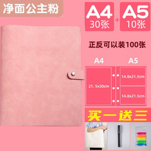 察今孕检报告单收纳册活页产检怀孕记录册a4孕妇档案册b超资料文件夹 净面款 公主粉