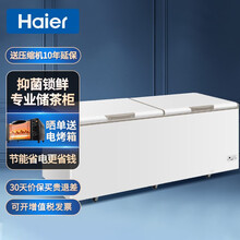 海尔（Haier）商用-26度卧式冷柜 冷藏超市茶叶食品冰柜 商用冷冻冷藏商用冰箱BC/BD-825TEA