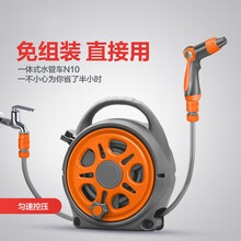 汽车用高压喷头增压洗车水枪浇花神器软管家用水管收纳架网红GK21 F6水枪+N10【含1.8米进水管+10.2米出水