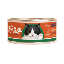 优朗（U－BRIGHT）猫零食汤罐金枪鱼三文鱼味85g