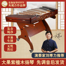 乐海扬琴大果紫檀木专业演奏402扬琴乐器视频直播选琴杨琴 623FH 623FH