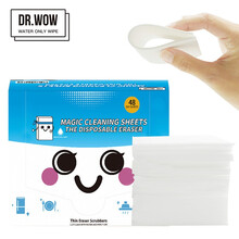 Dr.WOW 48片抽取式高密度纳米海绵薄片一次一片即用即扔清洁魔力擦
