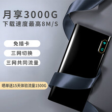 随身wifi无限流量上网卡不限速无线网络wifi随身移动wifi路由器通智网无线网卡免插卡车载上网宝 三网切换10000毫安-商务黑 商易享-尊享包