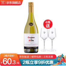 超市	
【红魔鬼旗舰店】智利原瓶进口红酒 干露红魔鬼干红葡萄酒 750ml 单支装 霞多丽/夏多内