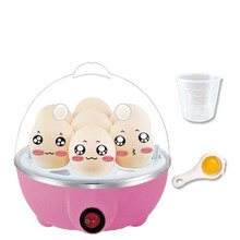 煮蛋器蒸蛋器MI自动断电迷你双层鸡蛋机小型家用早餐神器1人多功能 单层+量杯+蛋清分离器
