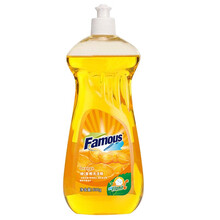 英国菲玛斯Famous洗洁精 清洗碗液 餐具净洗洁剂500ML 香橙味500ML