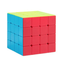 朵发 魔方启源四3五阶4三阶比赛专用玩具儿童男孩顺滑实色免贴纸送教程 彩色启源四阶