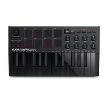 雅家AKAI MPK mini MK3 midi键盘抖音打击垫编曲键盘25键plus音色控制器玉阙 MPK mini MK3黑色款