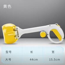 宠物拾便夹狗屎夹子拾便器新款抓便器小狗夹便器狗狗用品 黄色大号