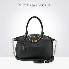 维多利亚的秘密黑色链条手提包单肩背包大容量女 黑色链条手提包