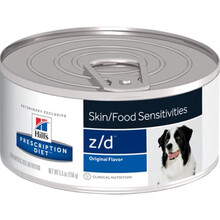希尔斯ZD罐犬猫皮肤病过敏肠胃敏感拉稀软便罐头156g*6罐