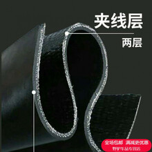 货车铺车厢橡胶垫铺车底橡胶板牛羊槽防滑胶条耐磨夹线输送带 1米长 5毫米厚1.5米宽两层夹线