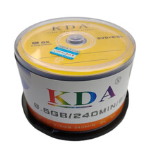 KDA  8.5G光盘DVD+R大容量刻录盘8G光碟片D9光碟DL空白光盘盘片大容量DVD DVD  8.5G  50片桶装 +光盘袋