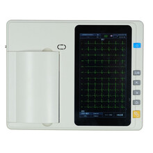 心电图机检测仪医用便携式三道六道十二道12导联一体机家用监护仪 JRTECG-M 六道心电图机