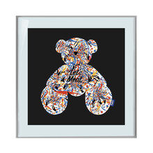 WEG维格列艺术 叶子乐版画 可力乐熊 NO.10 现代潮流简约艺术品装饰背景墙挂画 800*800