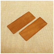 曲漾 古琴防滑垫一对 加厚加宽加长古琴垫 古琴配件多款可选 【皮款】一对俩片（棕色）