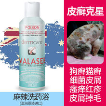 麻辣洗猫癣狗癣马拉色菌猫藓真菌感染脓皮犬猫 麻辣洗药浴 1瓶250ml