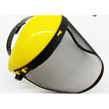 割草机打草护具 钢丝网面罩头盔割草安全帽 面部面罩配件护罩 安全帽