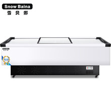 雪贝娜冰柜商用展示柜超市雪糕柜深体岛柜大容量冷藏双温 2.5米三门岛柜（双压缩机）