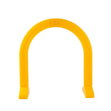 宝宝跨栏道具幼儿园跨栏感统训练器材钻洞玩具儿童爬行隧道室内钻圈拱门 拱门炫彩黄色