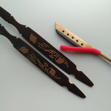 杉贝 SHANBEI 扬琴琴牛角琴牛角练习演奏琴键扬琴配件抖音同款 古色渔翁垂钓+筒