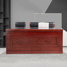 主席台会议桌条形领导桌培训长桌油漆发言台演讲台会议室桌椅组合 单张不