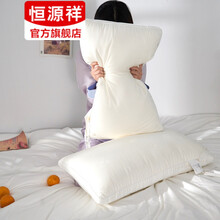 恒源祥家纺 新款蚕丝枕 高端五星级酒店宾馆80支天丝超柔软蓬松单人护颈枕芯简约成人枕头 不塌陷不变形 蚕丝枕48*74cm