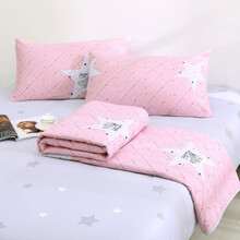 水星家纺出品百丽丝双人夏凉被空调被繁星眠全棉夏被四件套200cm×230cm