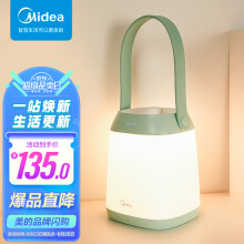 美的（Midea）台灯led灯母婴婴儿宝宝哺乳喂奶灯卧室床头灯充电便携小夜灯薄荷绿