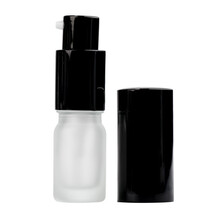 磨砂玻璃喷雾分装瓶细雾喷瓶精华乳液按压粉底液滴管瓶精油旋盖瓶 乳液瓶/5ml