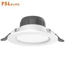 佛山照明（FSL）LED人体感应灯嵌入式微波感应筒灯5.8G雷达天花灯10W白光超炫（量大定制）