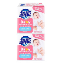超能 120克婴幼儿专用洗衣皂婴儿皂尿布皂天然椰子油生产专研配方不含 2块装