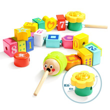 特宝儿毛毛虫音乐串珠小孩益智玩具积木百宝箱婴儿玩具 毛毛虫数字串珠