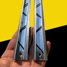 夏沐草 卡槽卡簧 温室大棚卡槽 热浸锌卡槽 大棚卡槽 防风固膜槽压膜槽热镀锌燕尾槽铝合金卡簧大棚卡槽 1毫米厚卡槽【含卡簧】（1米价格）