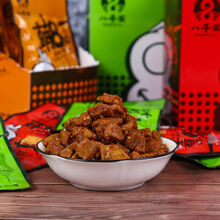 八千里陕西特产 延安甘泉八千里萌8小豆干麻辣孜然休闲零食网红豆腐干 孜然味