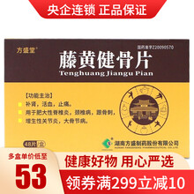 方盛堂 藤黄健骨片 0.5g*48片 3盒装