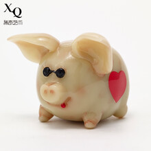 稀奇艺术超mini《稀奇猪》桌面摆件车载饰品雕塑创意礼品把玩物件潮玩摆件