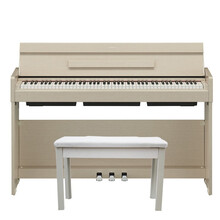 雅马哈电钢琴YDP-S34重锤88键智能数码钢琴88键电钢琴 YDP-S34白腊木色官方标配+全套配件
