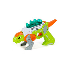 儿童电动玩具枪音乐声光宝宝男孩耐摔小孩恐龙模型卡通枪1-3-5岁玩具 恐龙造型声光玩具枪+2节7号电池