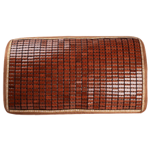 恋相惜凉席枕套夏季枕席麻将竹席夏日席凉枕套枕片单双人枕垫竹席凉垫凉席碳化枕头套 咖啡棕窄边衬底枕席（布牛筋） 一个装(45x70cm)