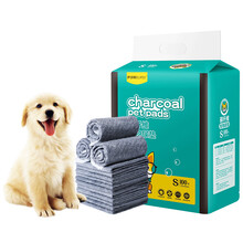 伊派斯竹炭加厚除臭狗尿垫宠物尿不湿尿片猫咪泰迪幼犬尿布隔尿垫狗狗用品 小号S 100片装(33*45cm)