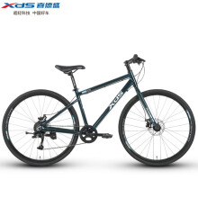 喜德盛城市公路自行车CR300休闲健身平把8速单车 雾彩绿700C*420mm
