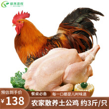 云依禾农庄 土鸡公鸡农家散养新鲜宰杀鸡柴鸡童子鸡 整鸡 1.5kg/只 整只装