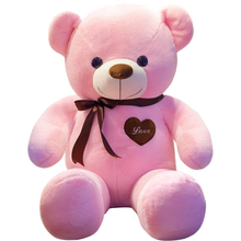 毛绒玩具熊布娃娃泰迪熊公仔大号熊猫玩偶抱抱熊抱枕生日礼物 粉红色 80cm