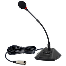 狮乐（SHILE）有线会议麦克风动圈式鹅颈话筒主席演讲台专用有线会议电容话筒SH-04