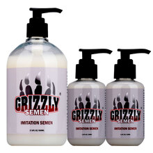 GRIZZLY棕熊进口人体润滑油冰感热感仿精水基瓶装大规格夫妻成人情趣玩具用品隐私发货 仿精润滑-500ml随机送120ml